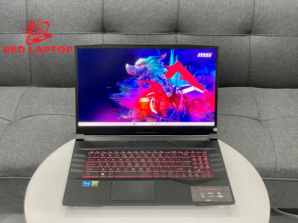 Red laptop Laptop MSI Pulse GL76 11UEK 048VN 1