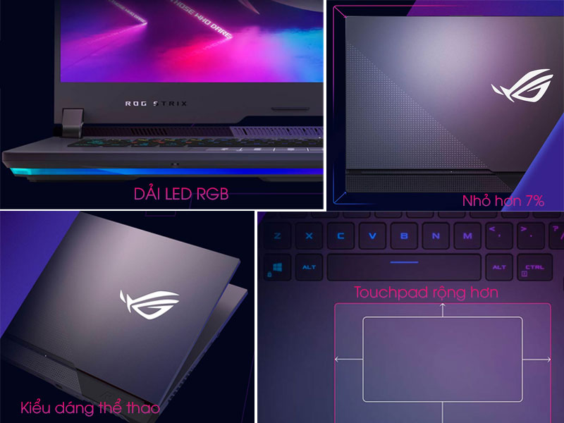 Redlaptop Asus ROG STRIX G15 G513QM HQ283T