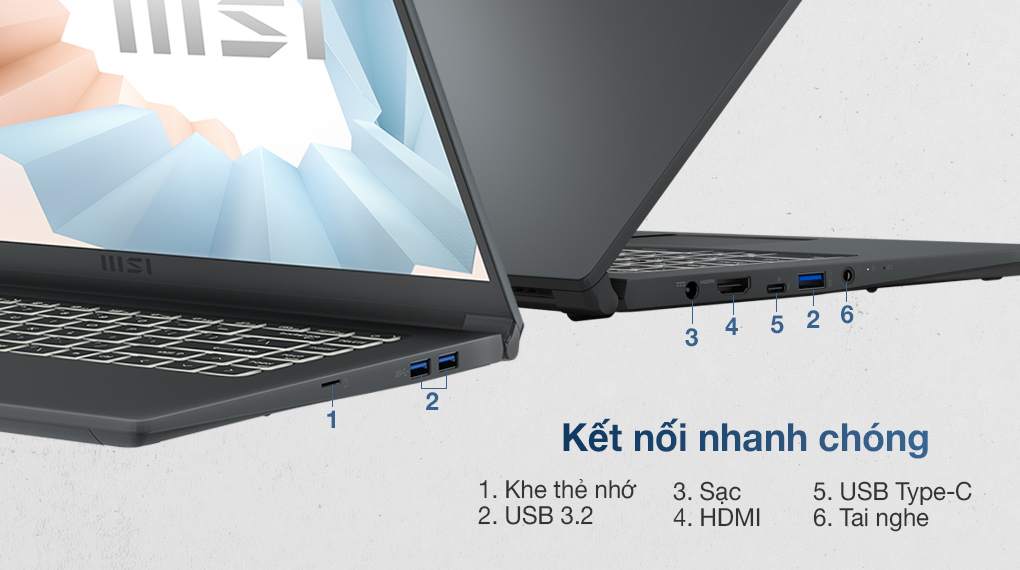 Red laptop.msi modern 15 a5m r7 237vn