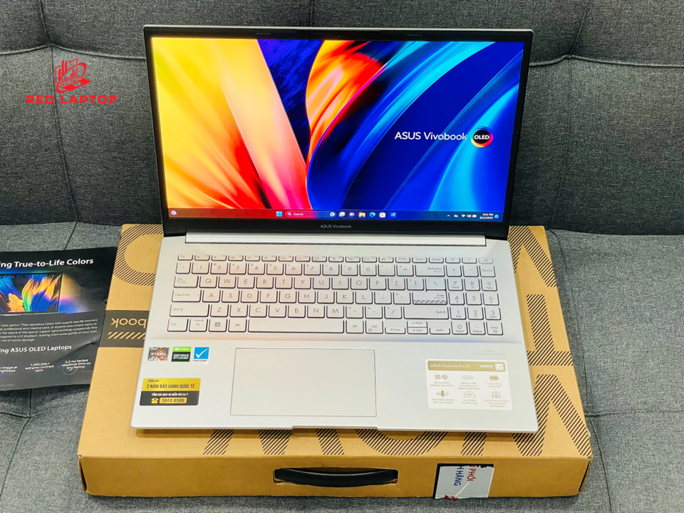 Laptop Asus Vivobook Pro 15 OLED M6500QC-MA005W Ryzen 7-5800H/ 16GB/ 512GB/ RTX 3050 4GB/ 15.6inch 2.8K OLED 120HZ/ Win 11/ Bạc 8 Red laptop Asus Vivobook Pro 15 OLED M6500QC MA005W.jpg
