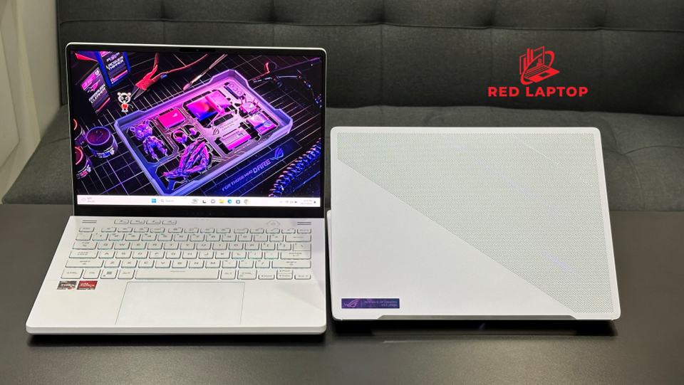 Red laptop ASUS ROG Zephyrus G14 2022 GA402RJ R9 6900HS.jpg 1
