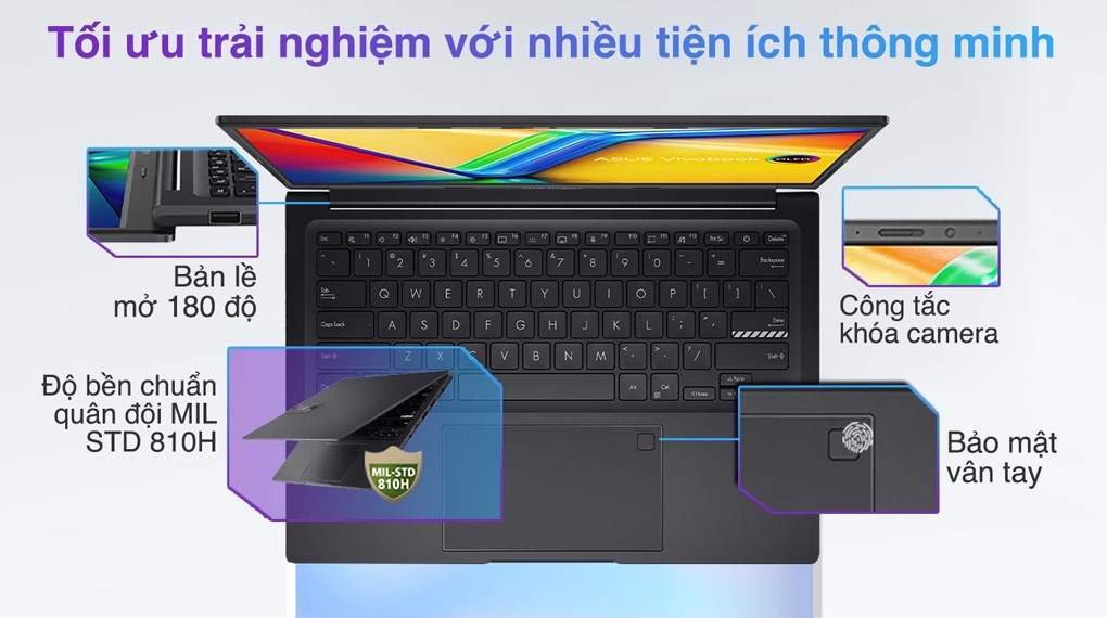 Red laptop.ASUS Vivobook 14X OLED S3405VA KM071W