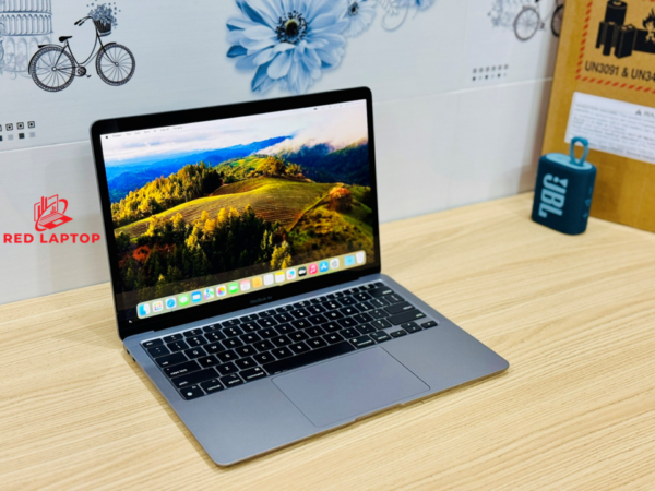 Red laptop Macbook Air M1 13in 2020 GRAY