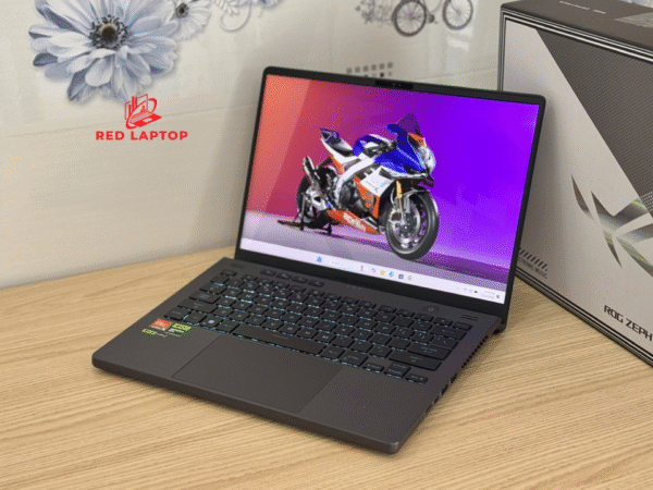 Red laptop ASUS ROG Zephyrus G14 2023 R9 7940HS RTX4050.jpg 2
